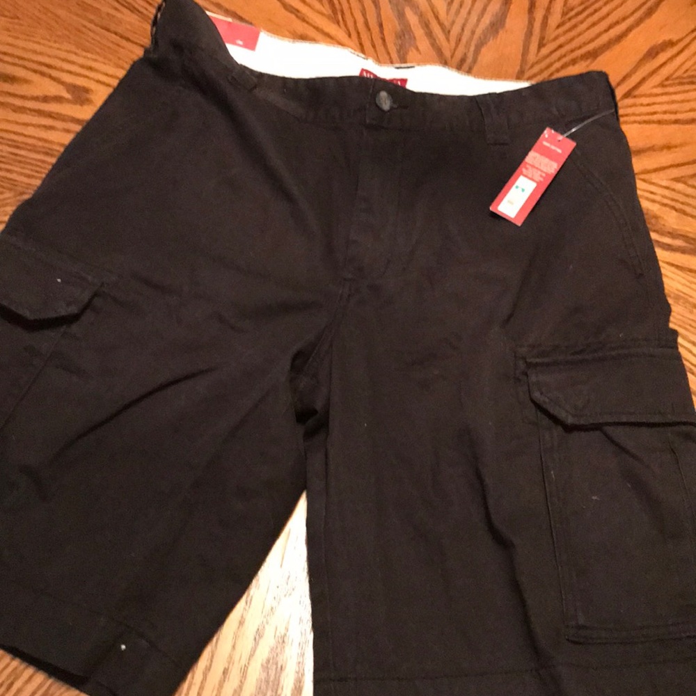 Black Cargo Shorts